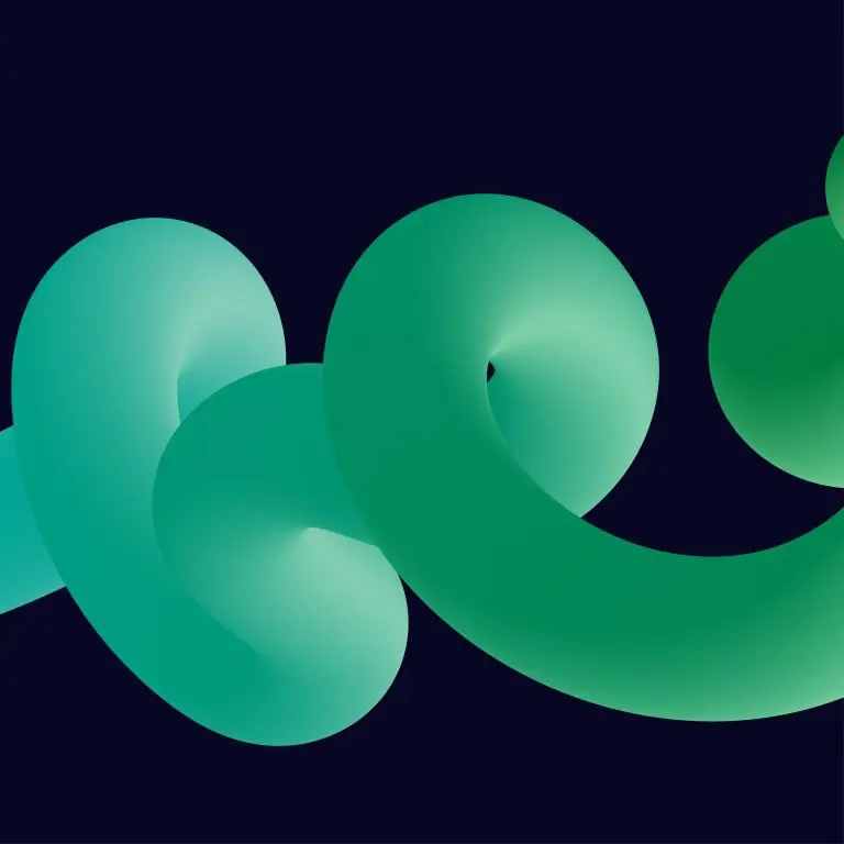 3d abstract colorful twisted liquid shapes